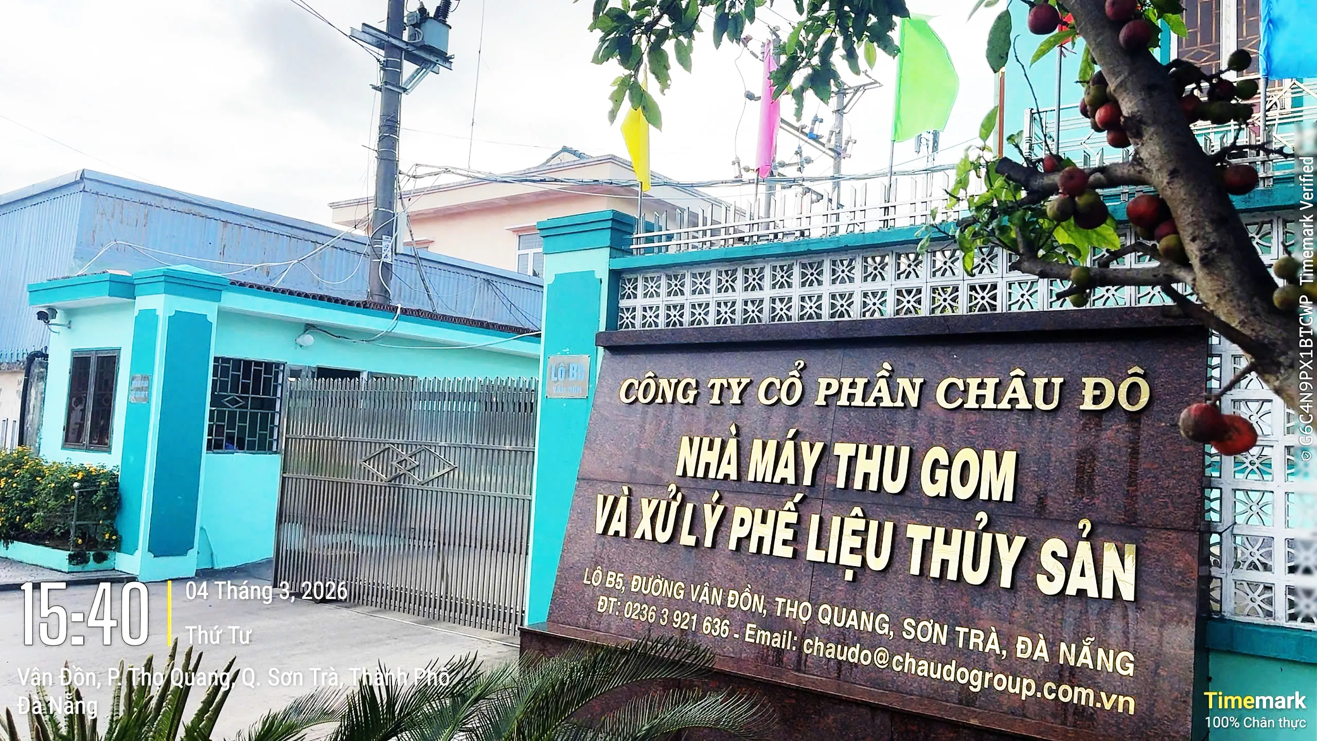 Nhà máy sản xuất bột cá Châu Đô